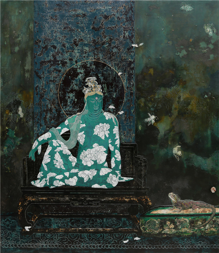 钟伟勇 《一念无明 》 163X190CM.jpg
