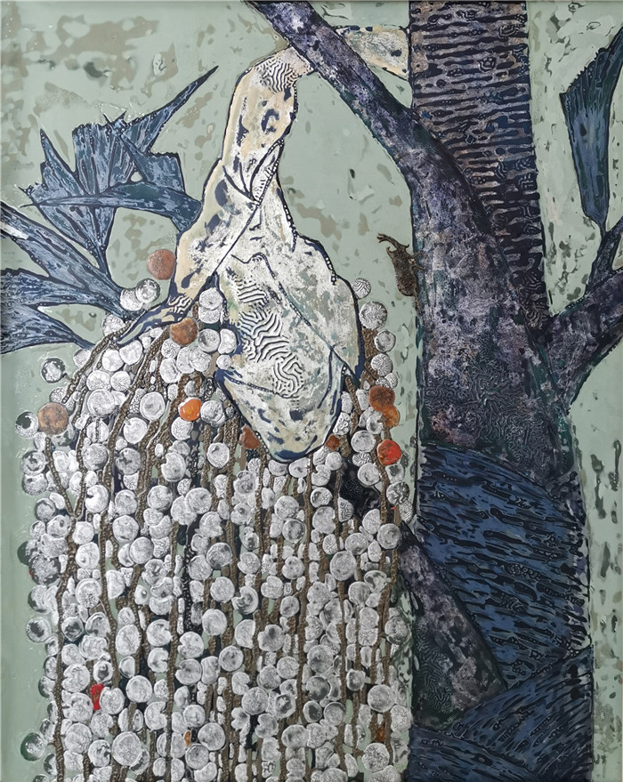 许伟婵 《八月》40X50CM.jpg