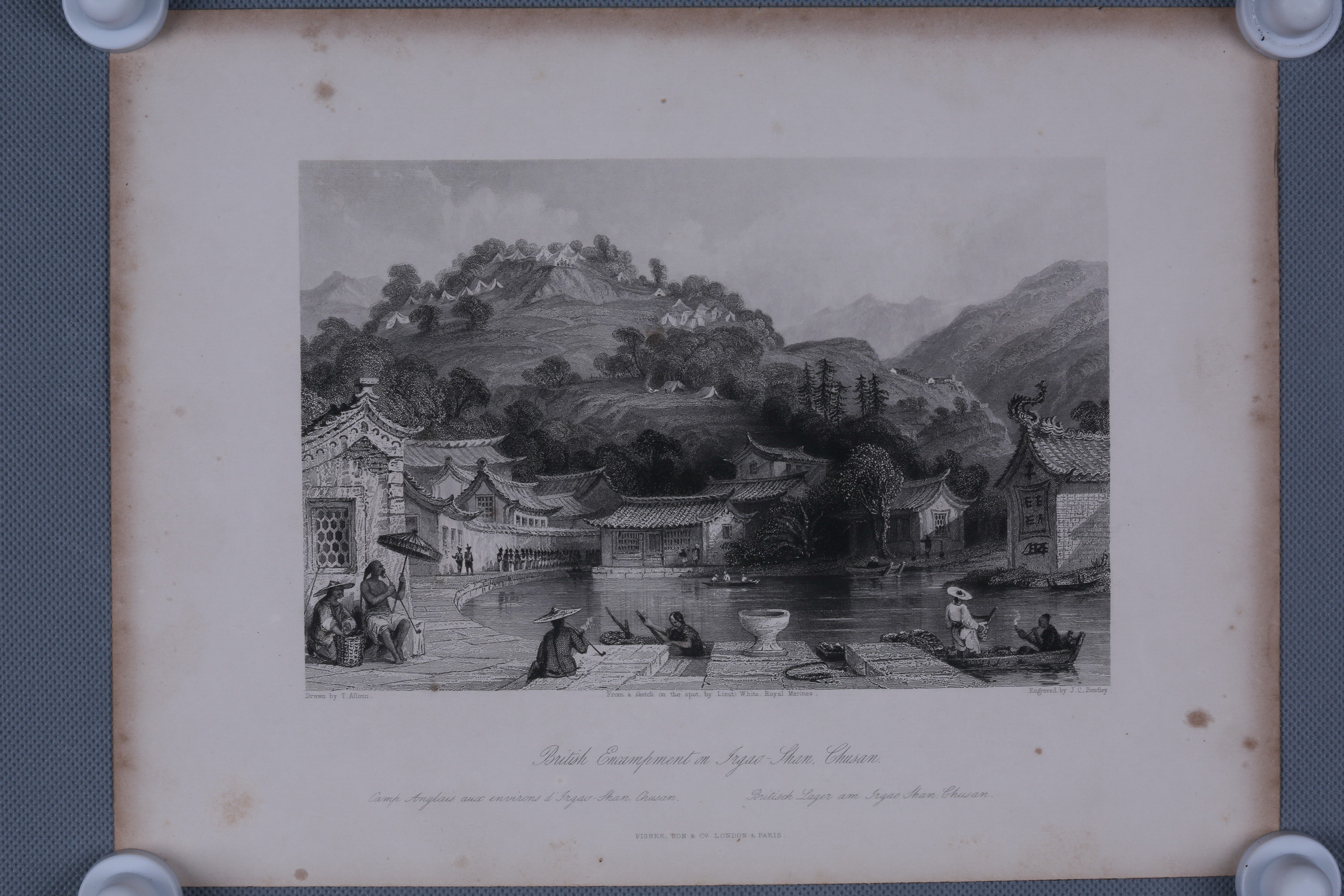 清中国风情图钢版画-9