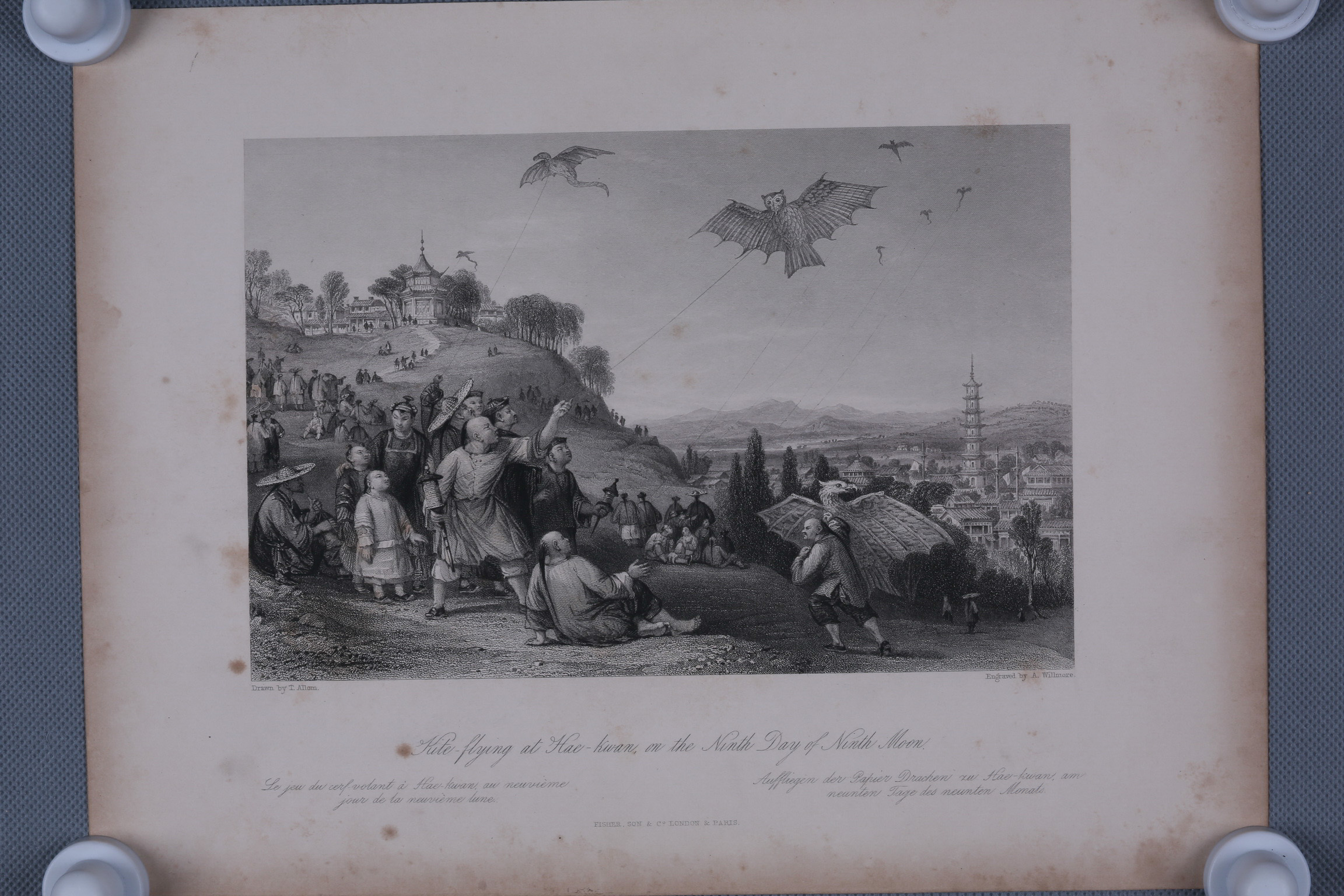 清中国风情图钢版画-51