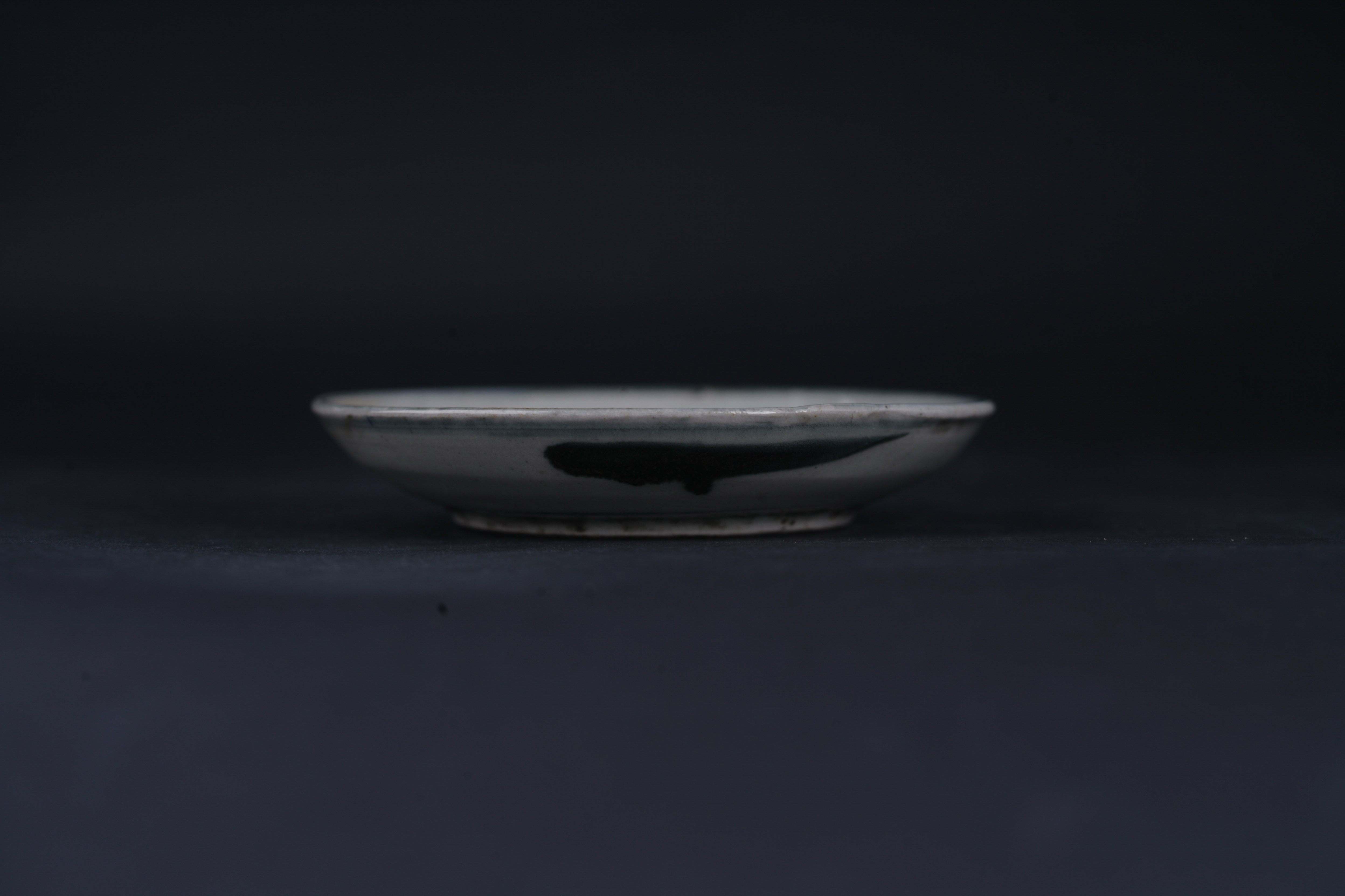 清青花芭蕉纹碟-65