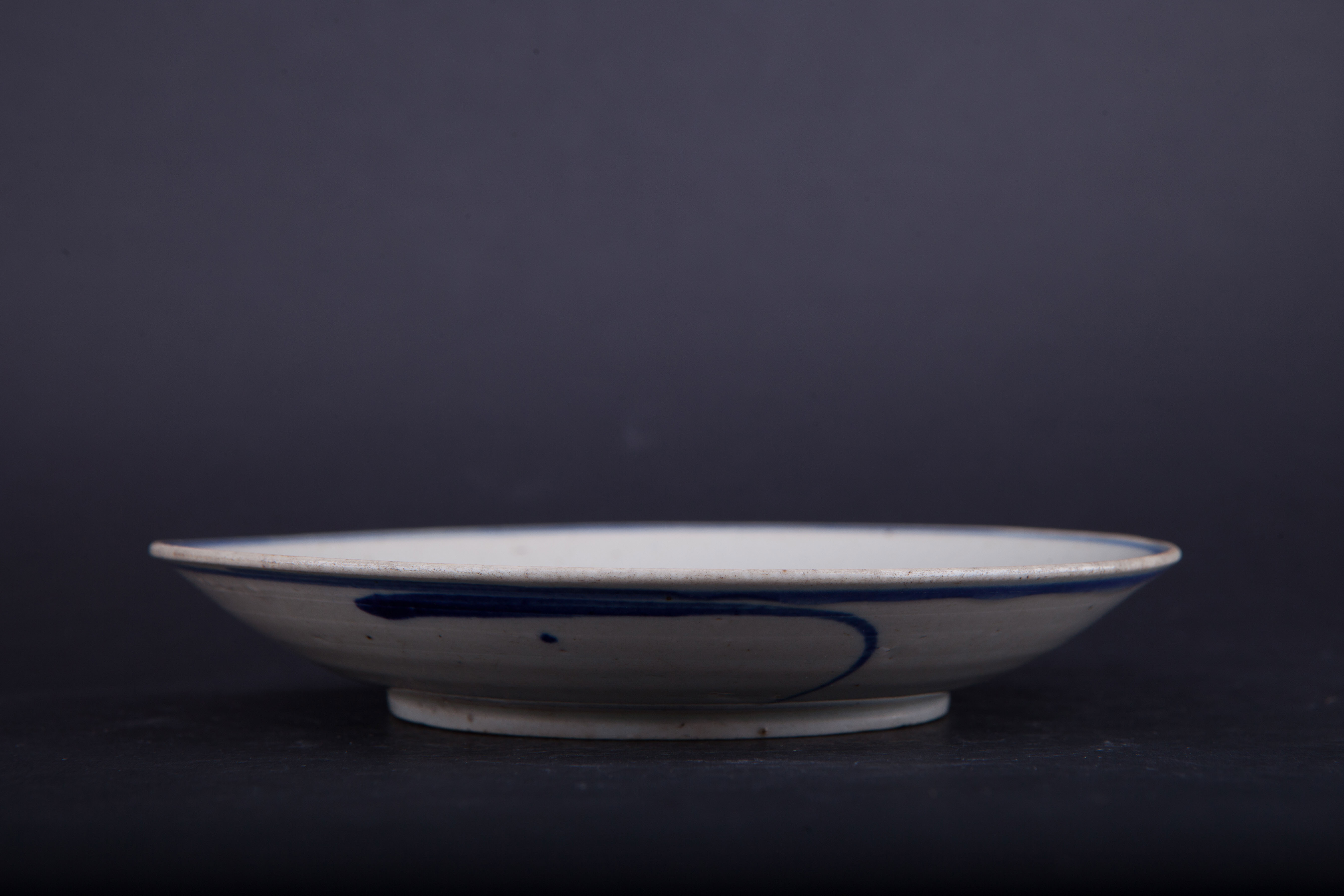 清青花花卉纹盘-154