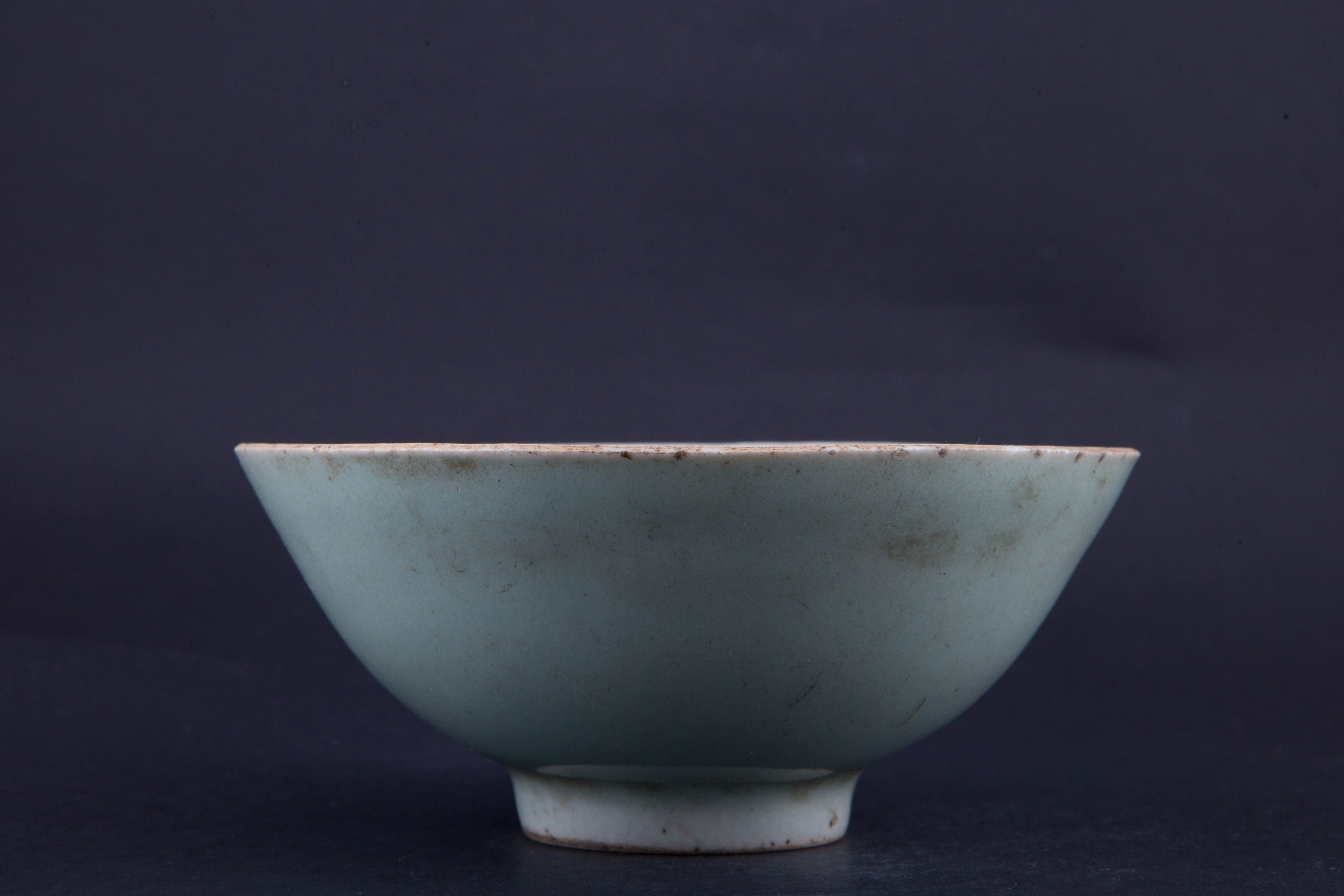 清豆青釉碗-128