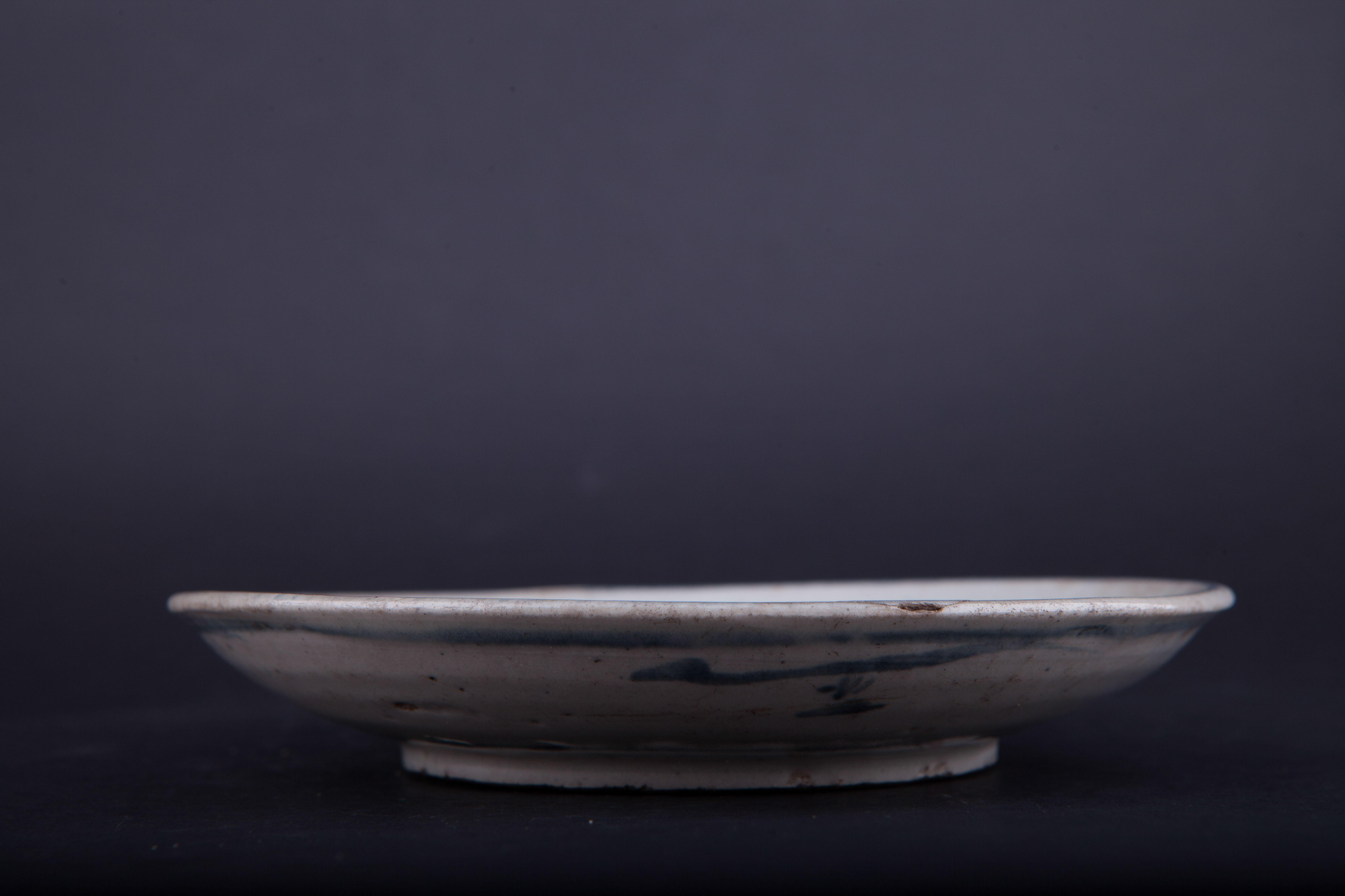 清青花花卉纹盘-183