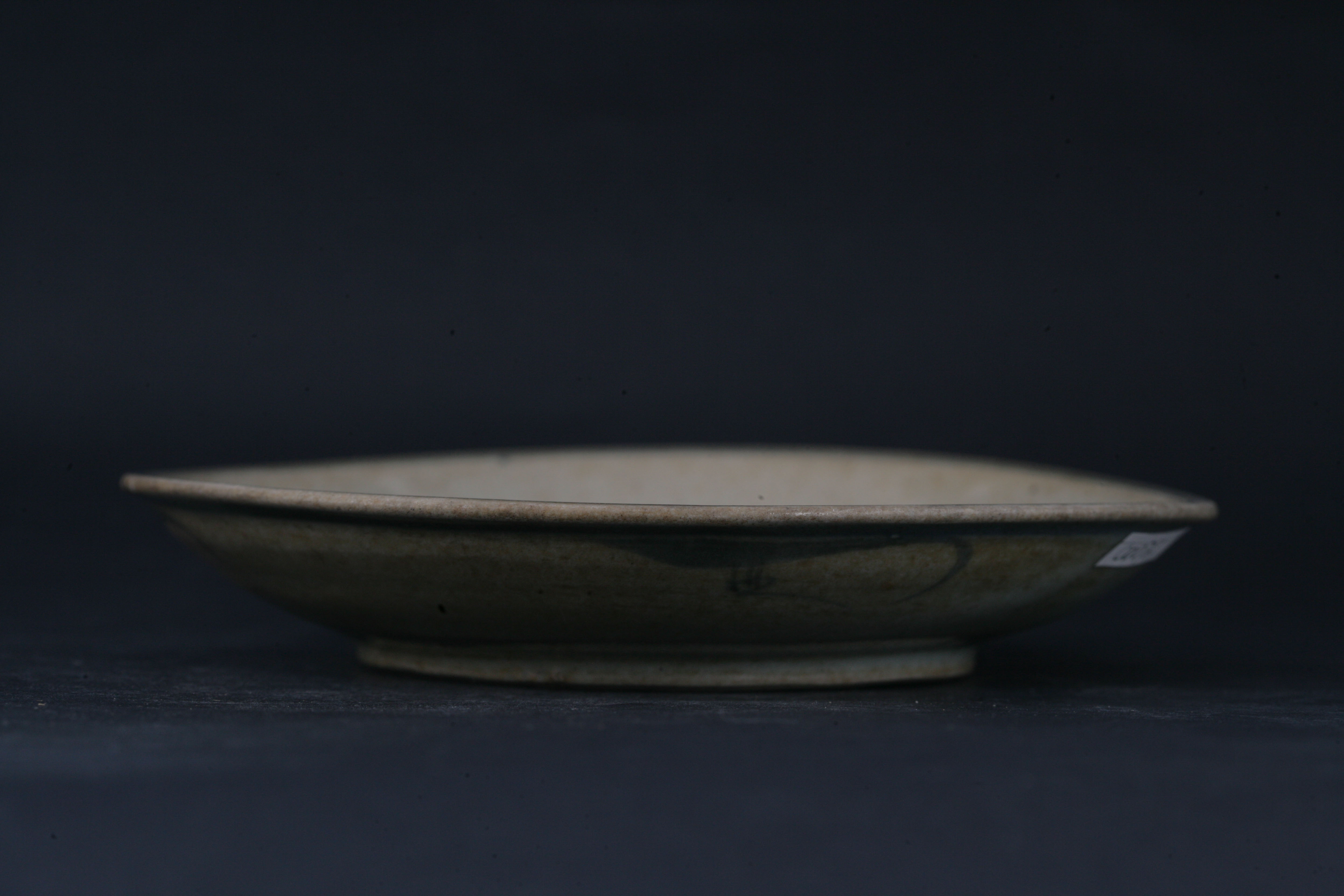 清青花芭蕉纹盘-102