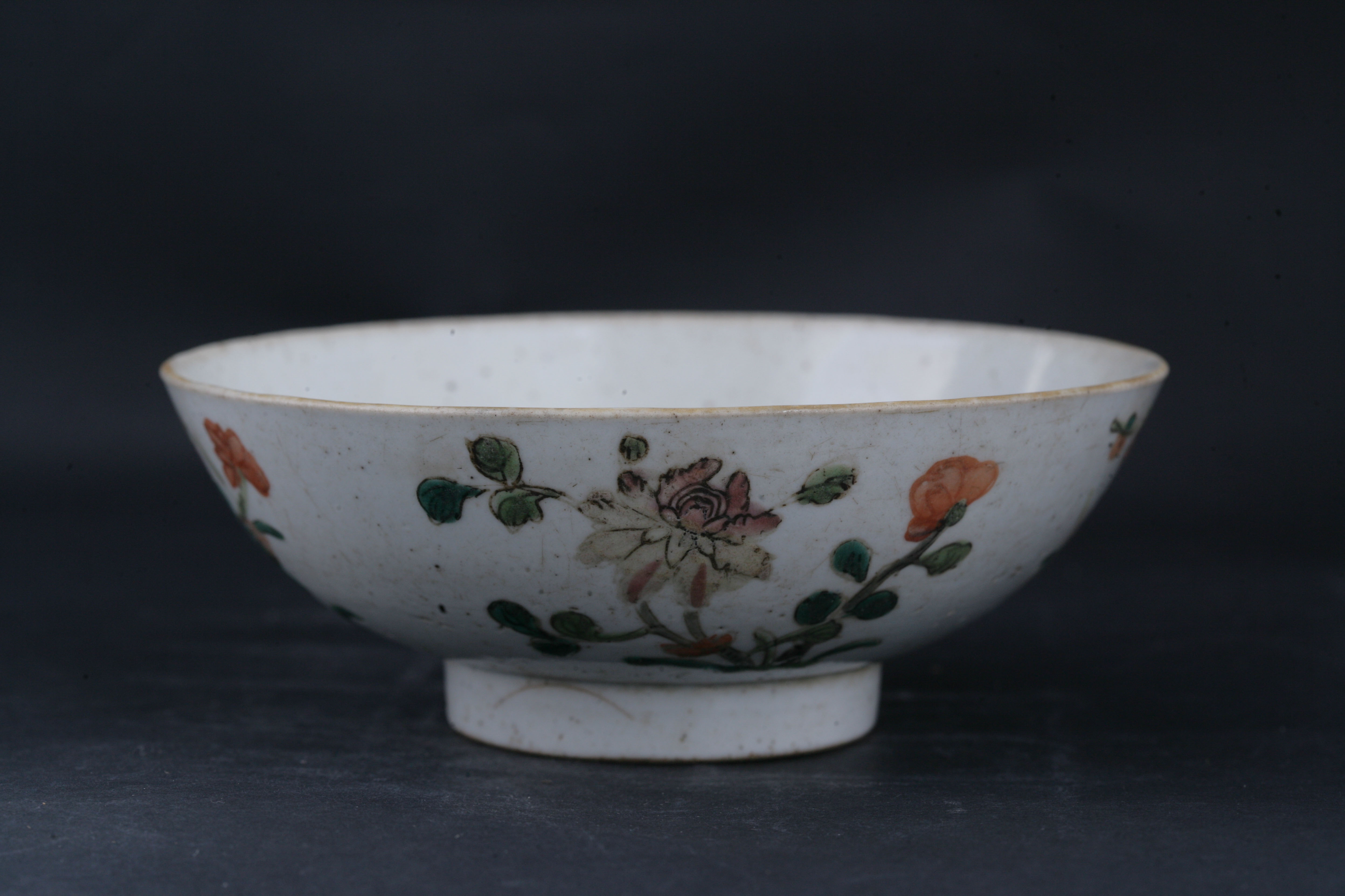 清粉彩四季花卉纹碗-53 -东莞市可园博物馆