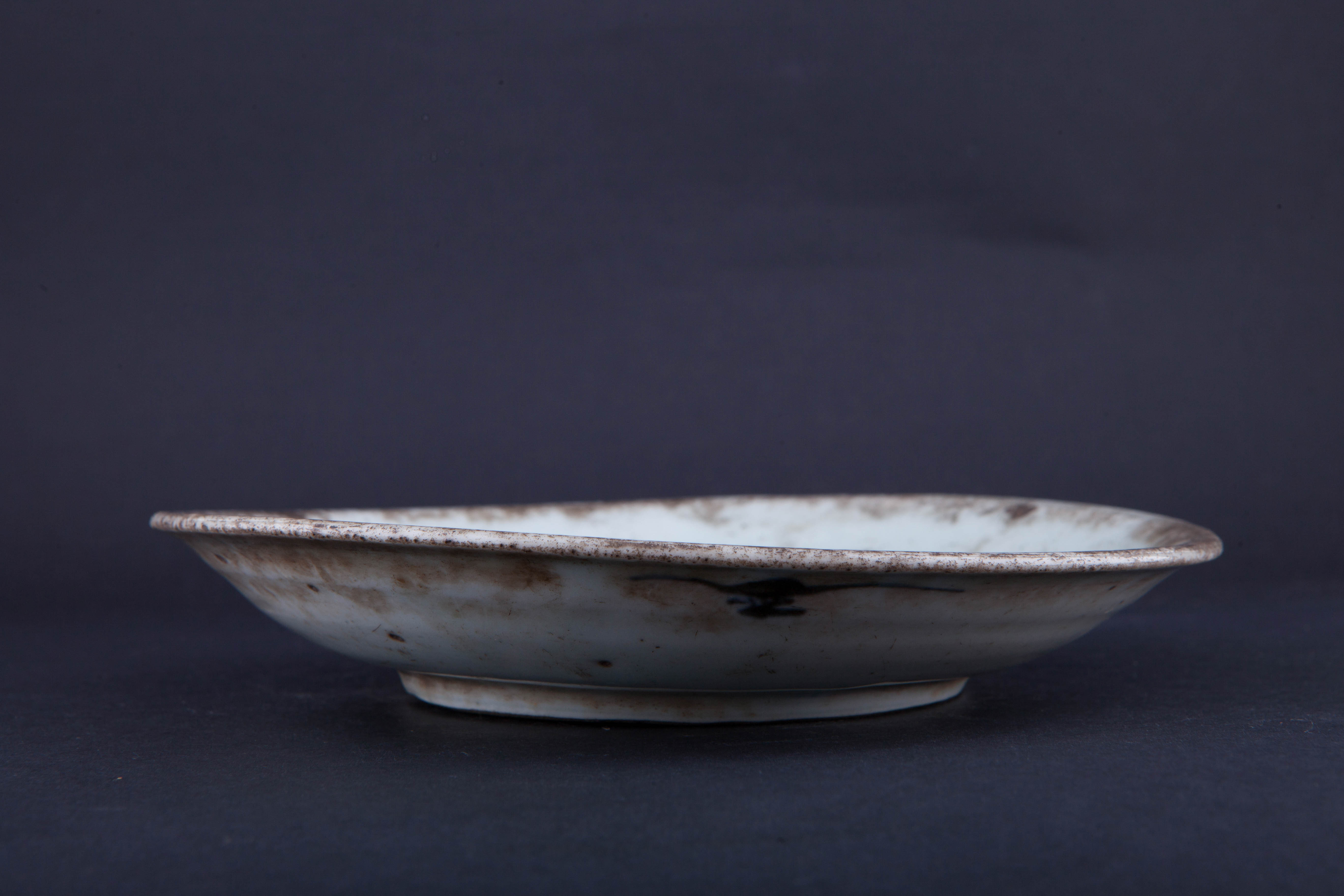 清青花花卉纹盘-91