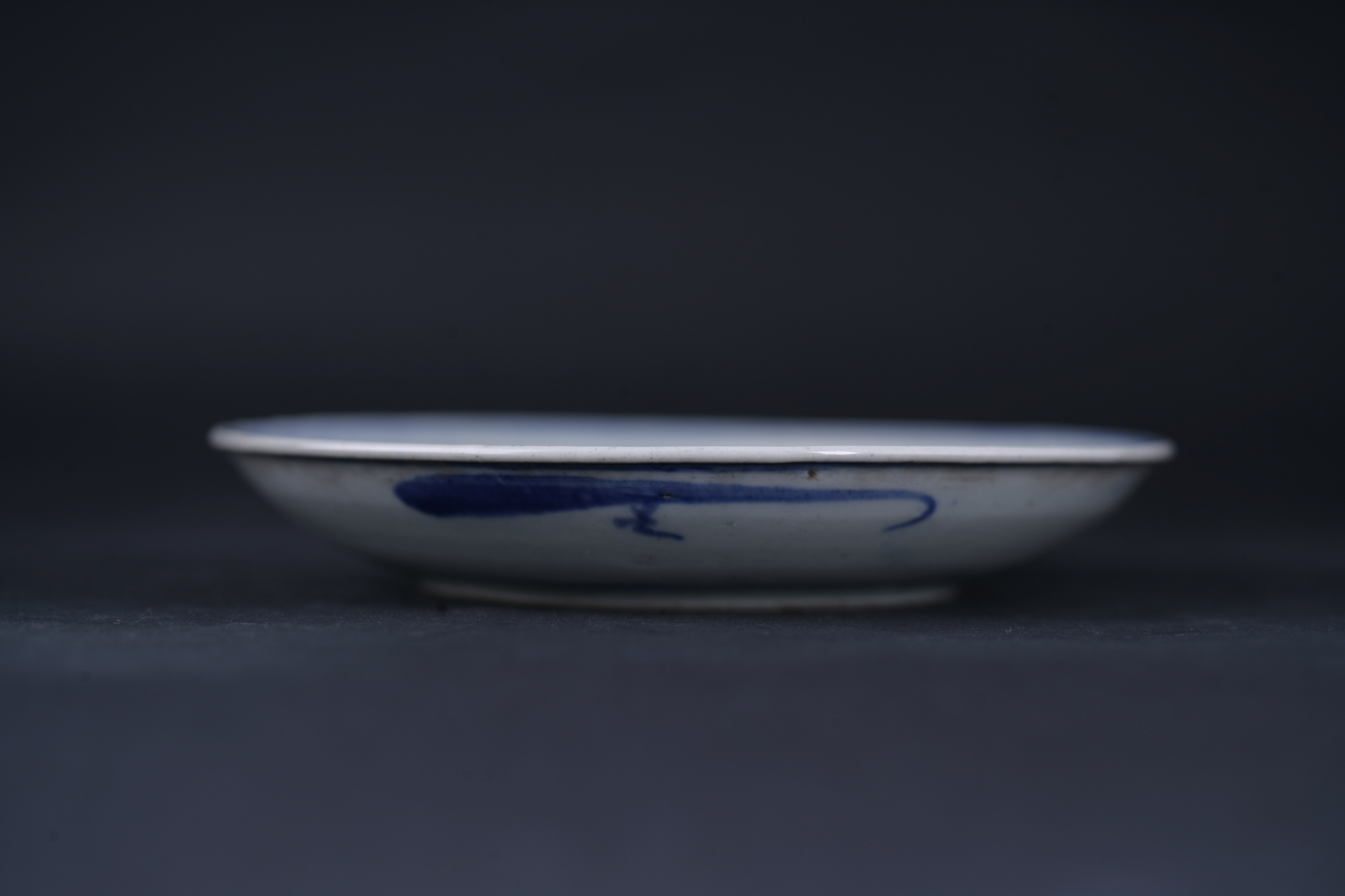 清青花芭蕉纹盘-22