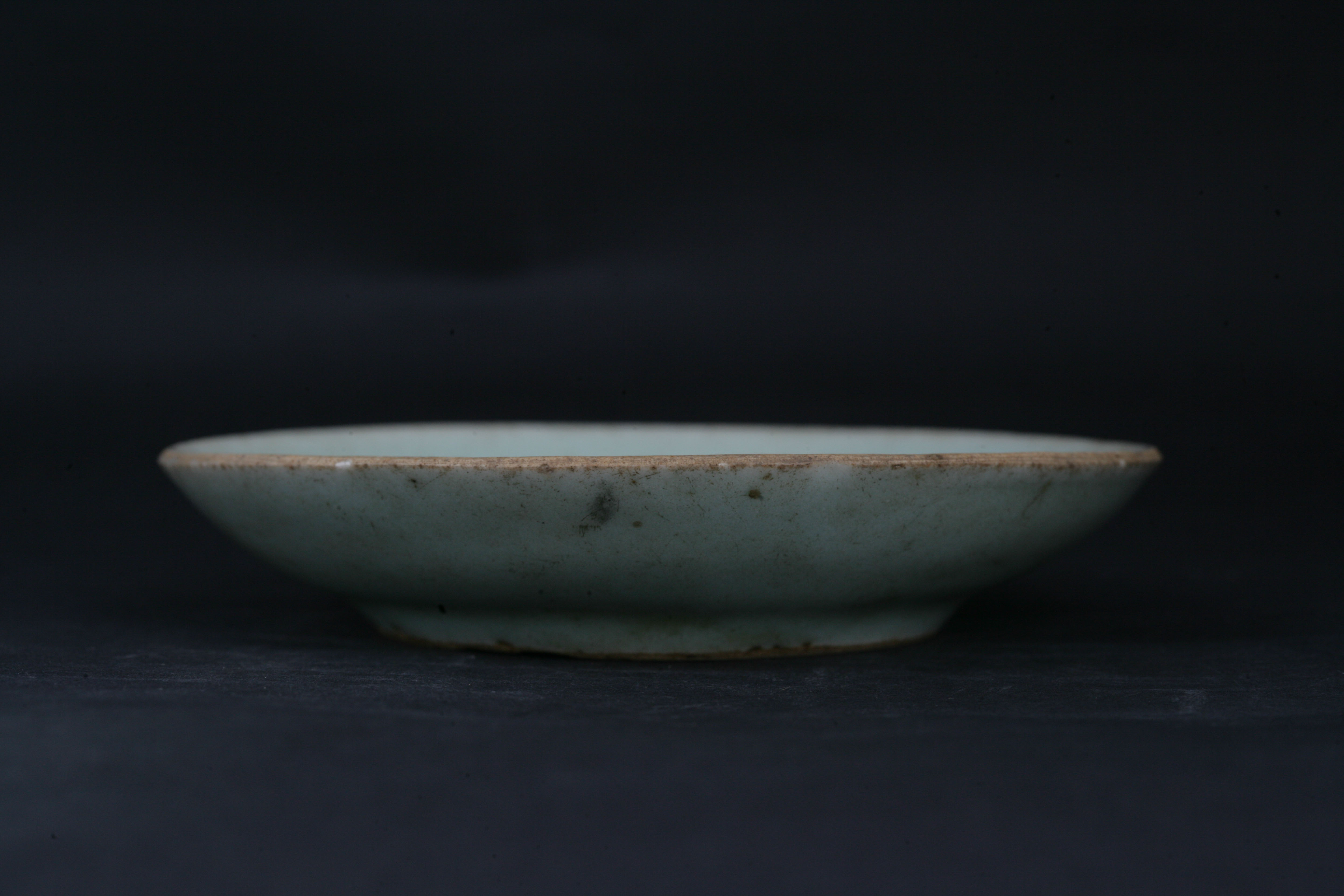 清豆青釉碟-6
