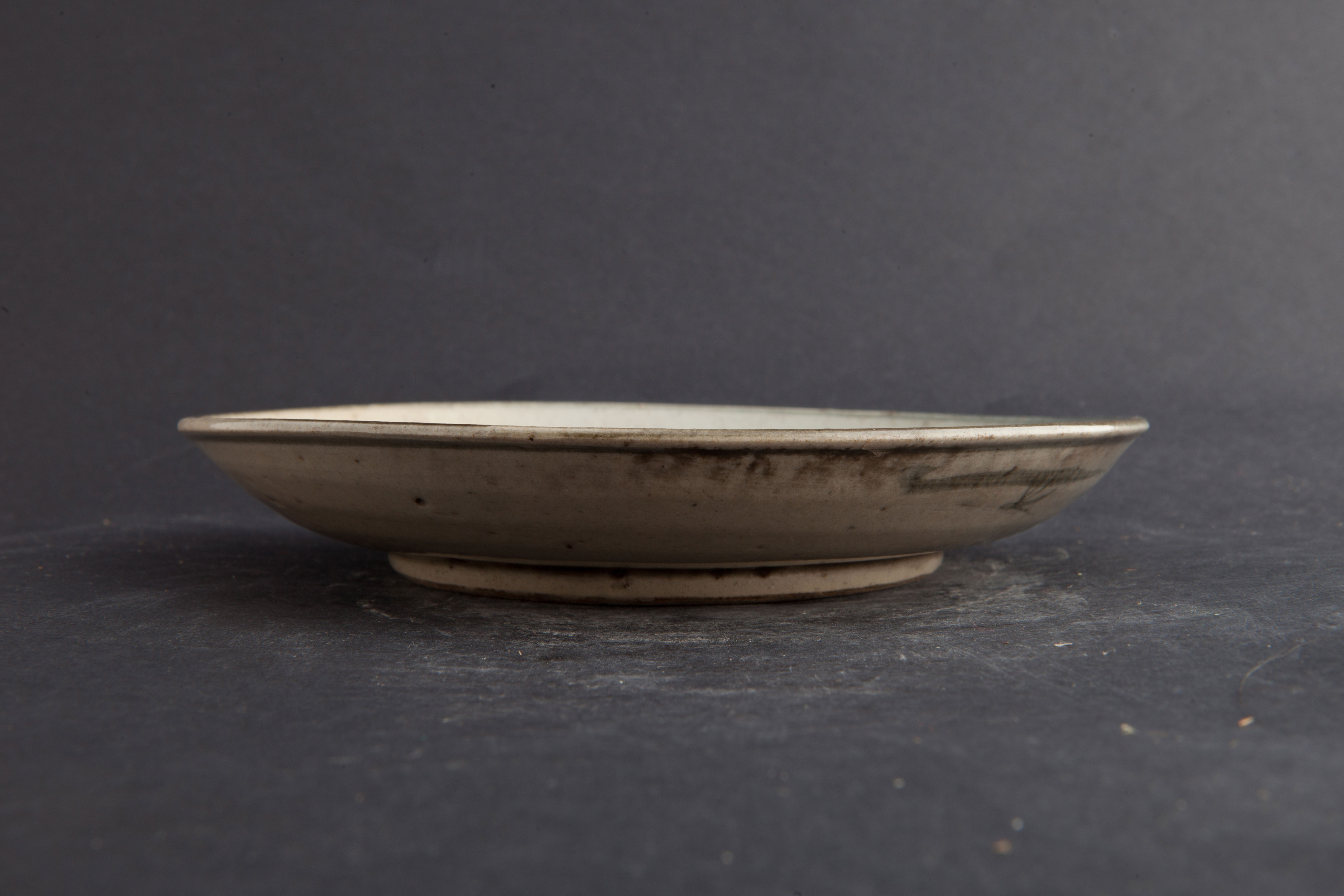 清青花花卉纹碟-43