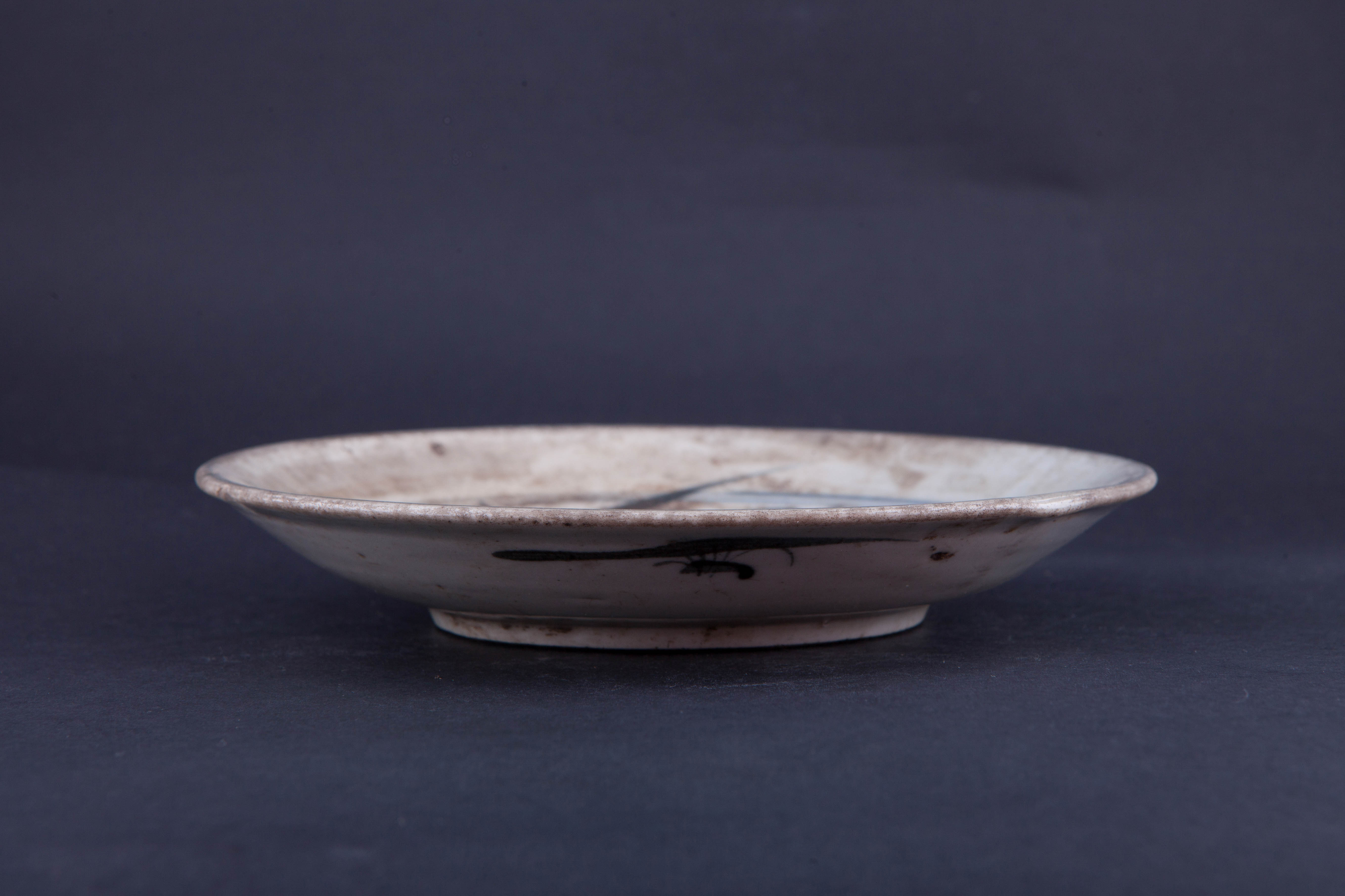 清青花花卉纹盘-52