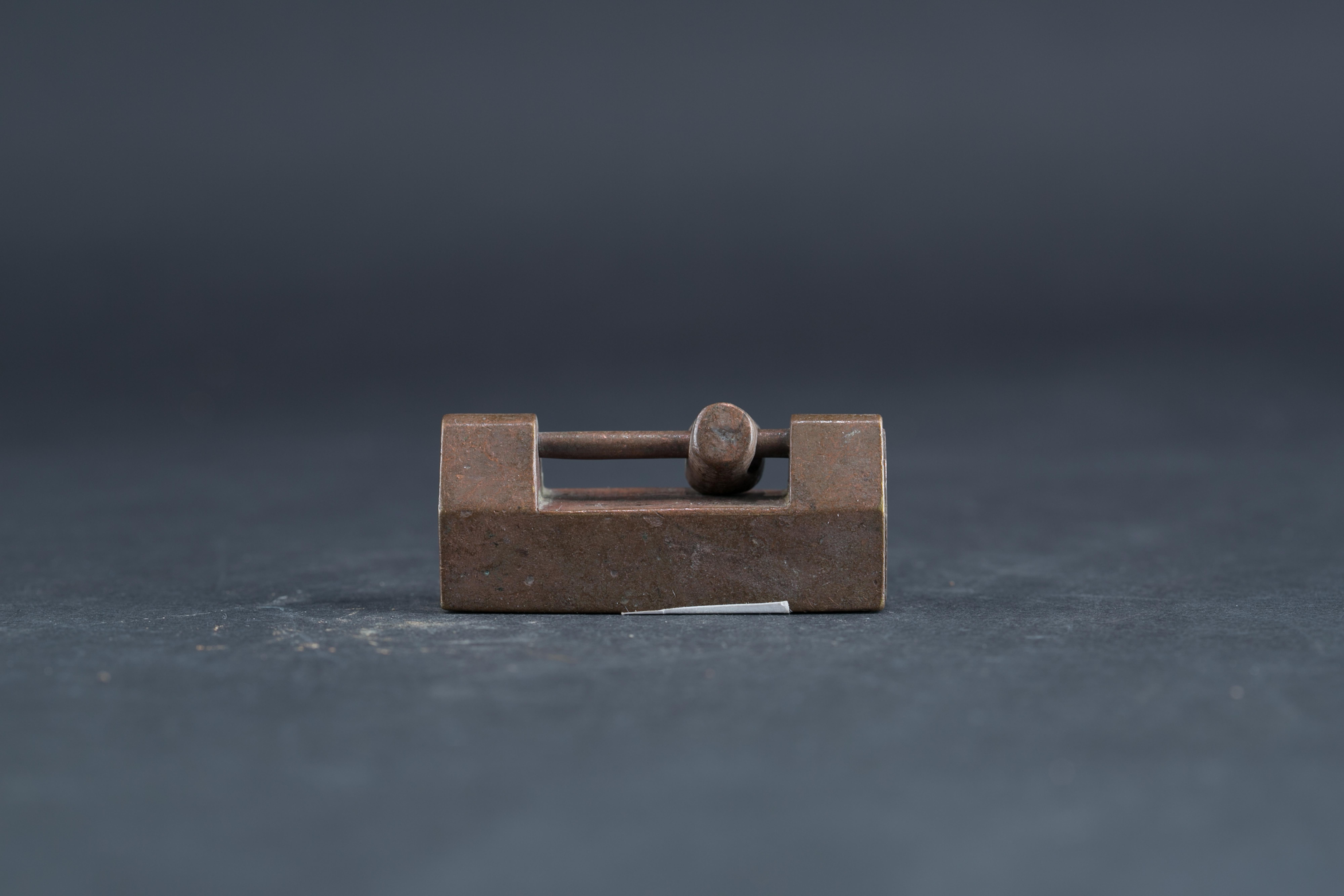 中华民国素身铜锁-6