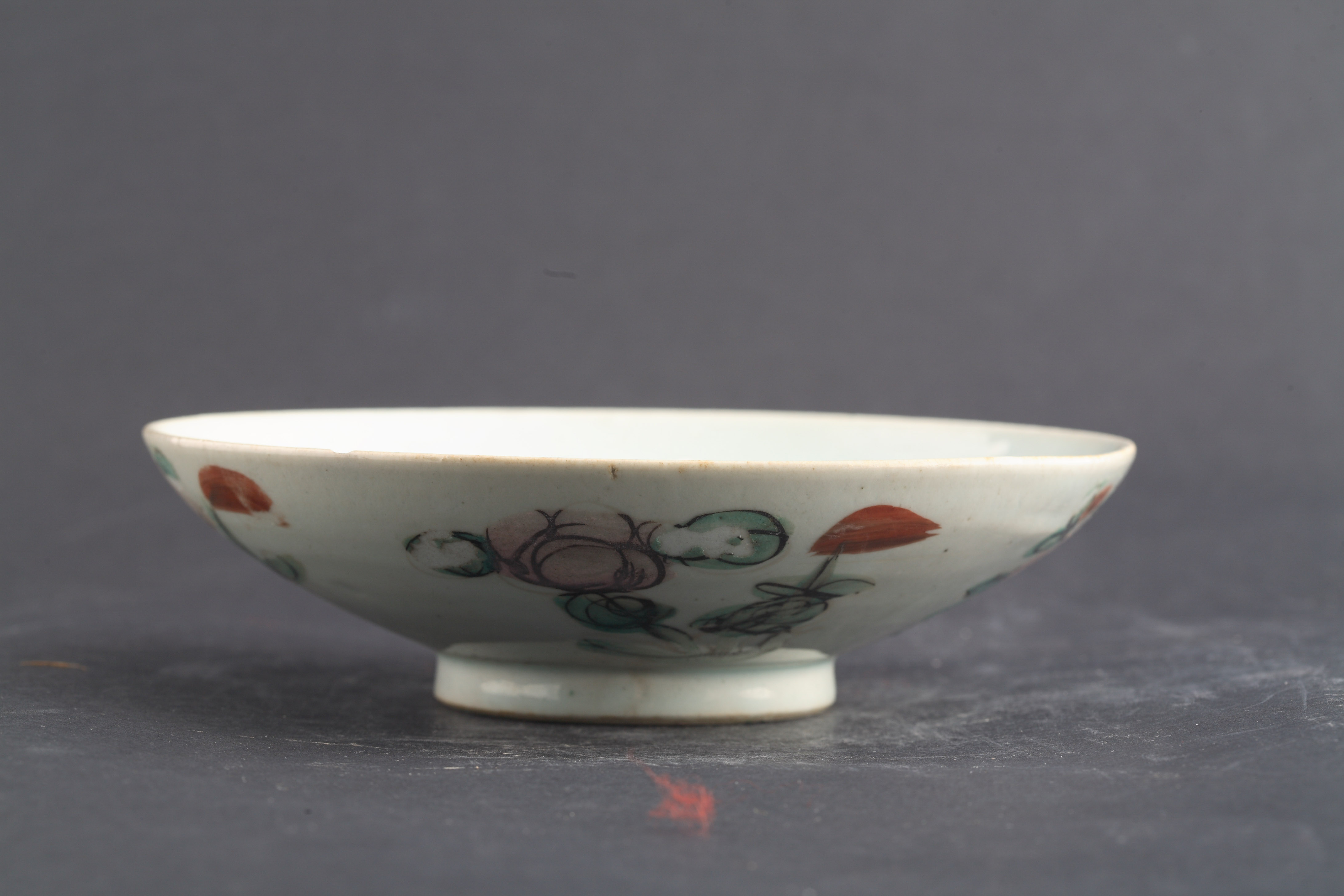 清粉彩四季花卉纹碗-40