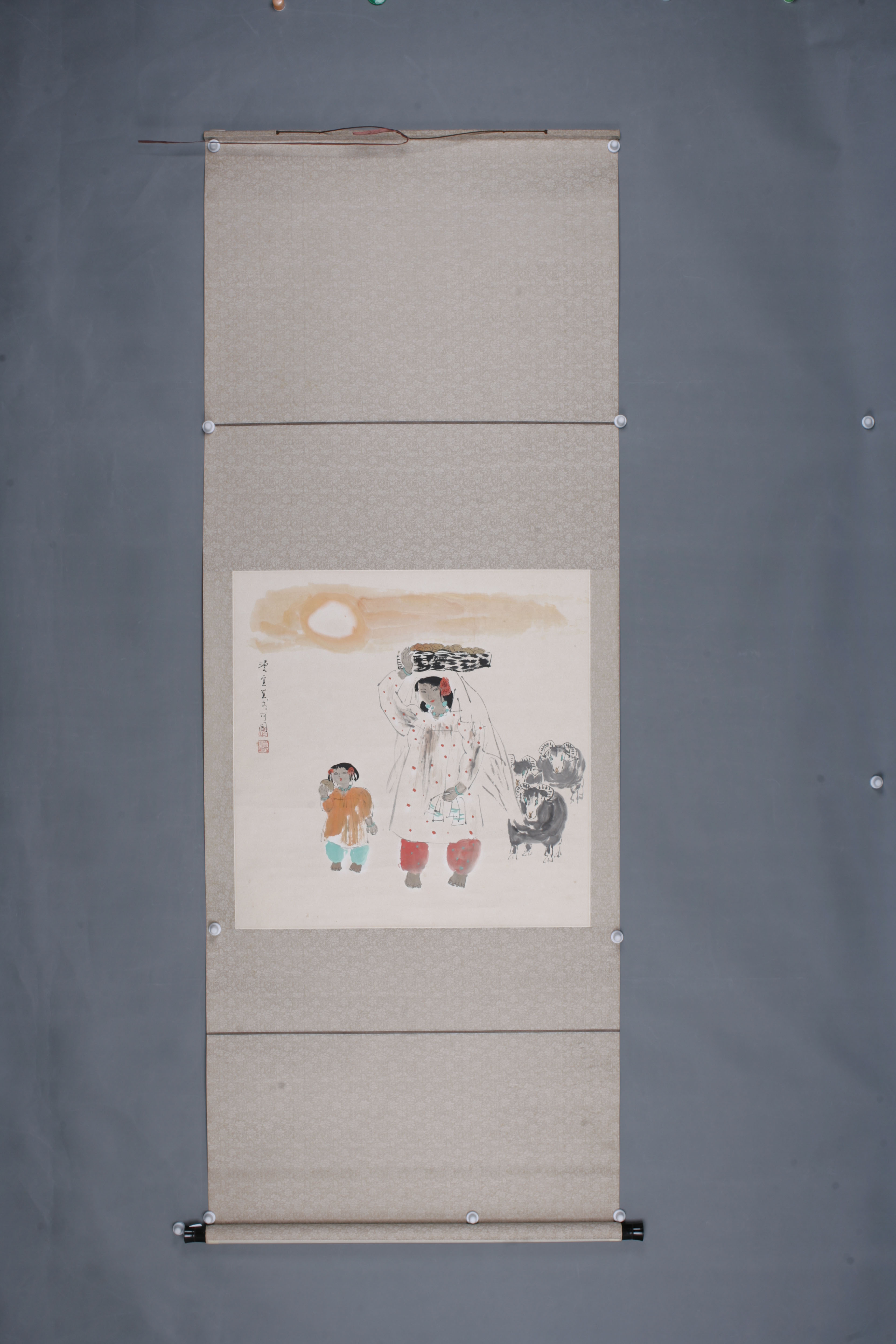 中华人民共和国武漫宜人物图轴