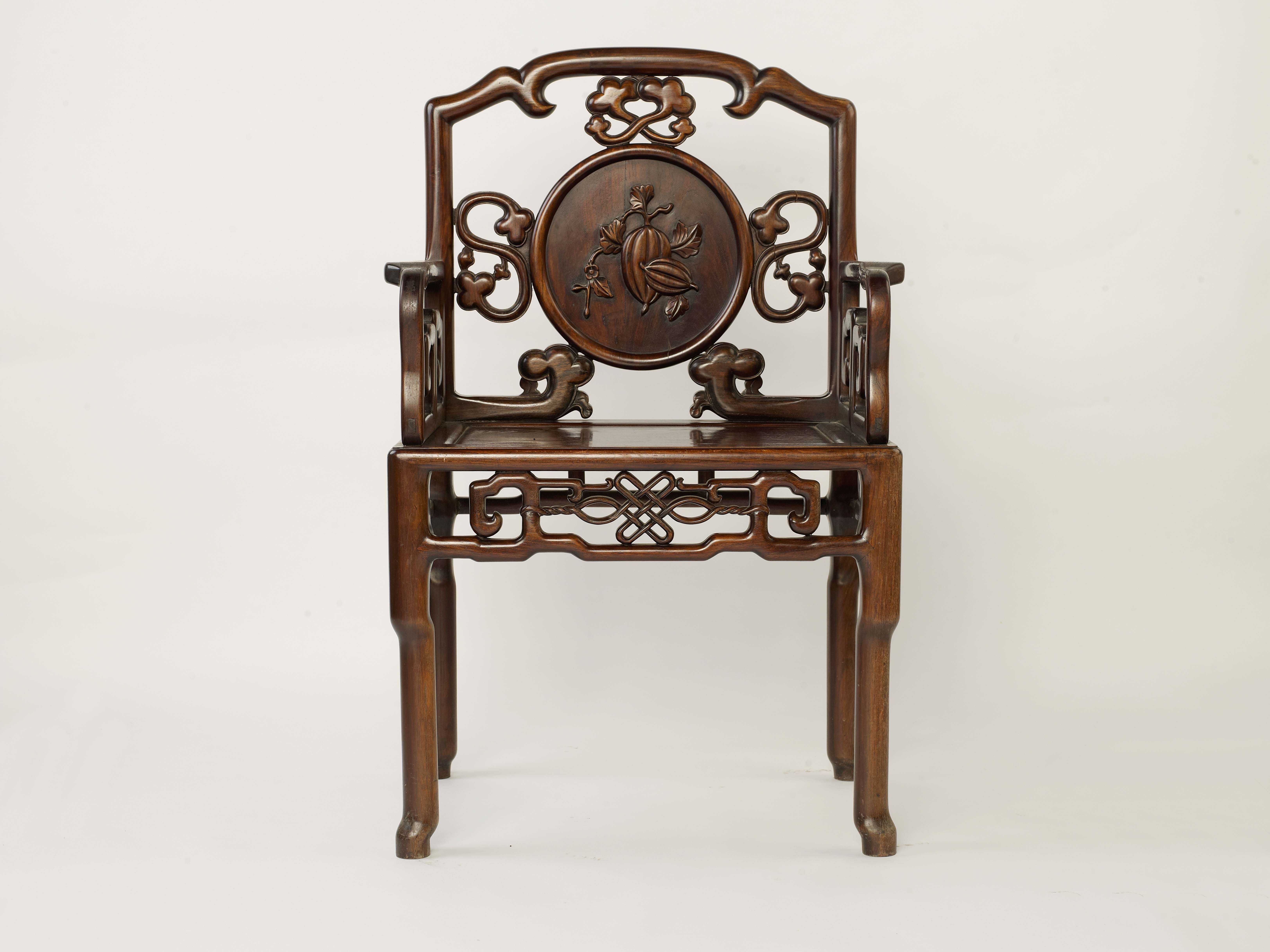 2006年酸枝木扶手椅