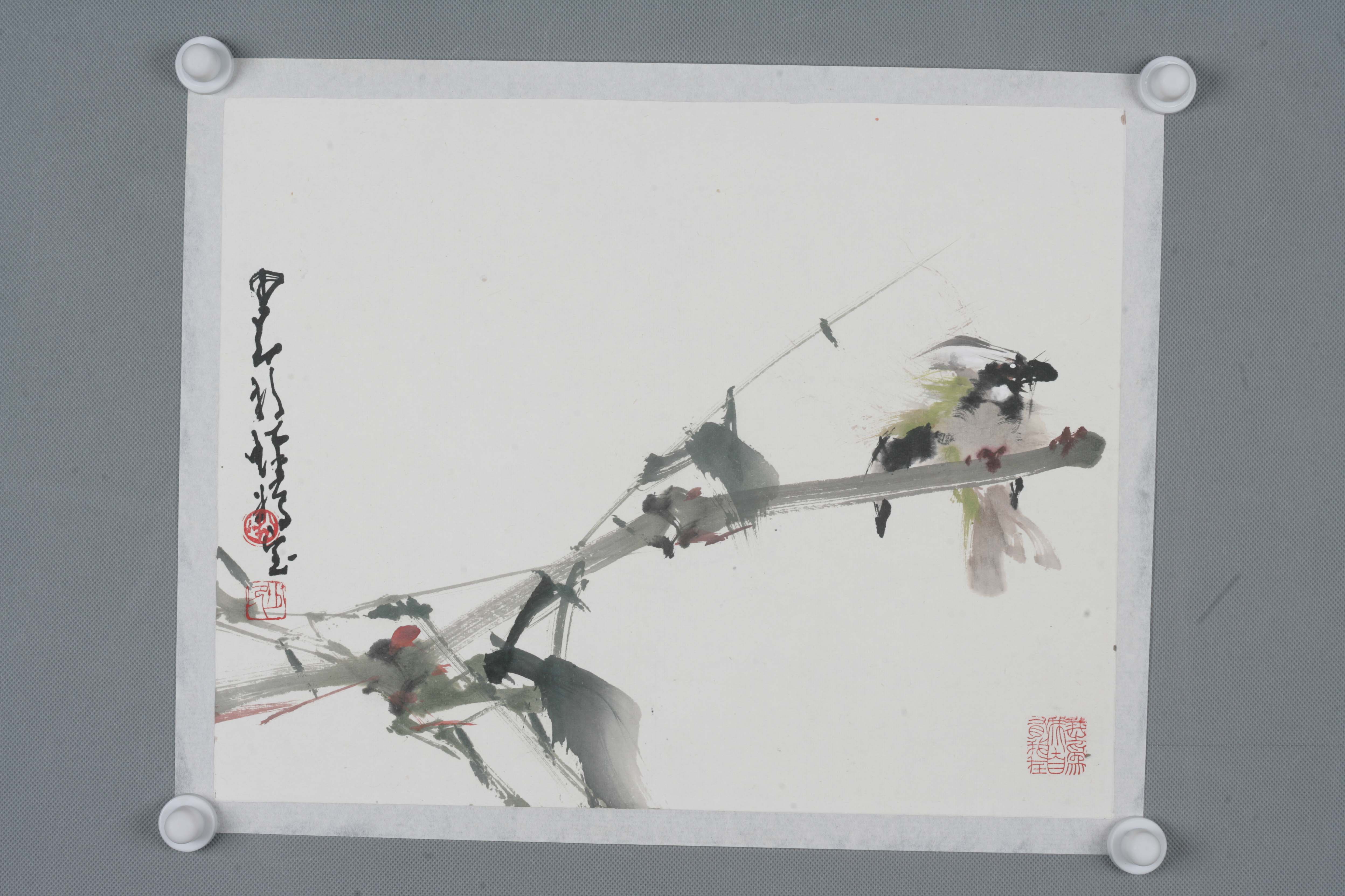 中华人民共和国赵少昂花鸟图-15