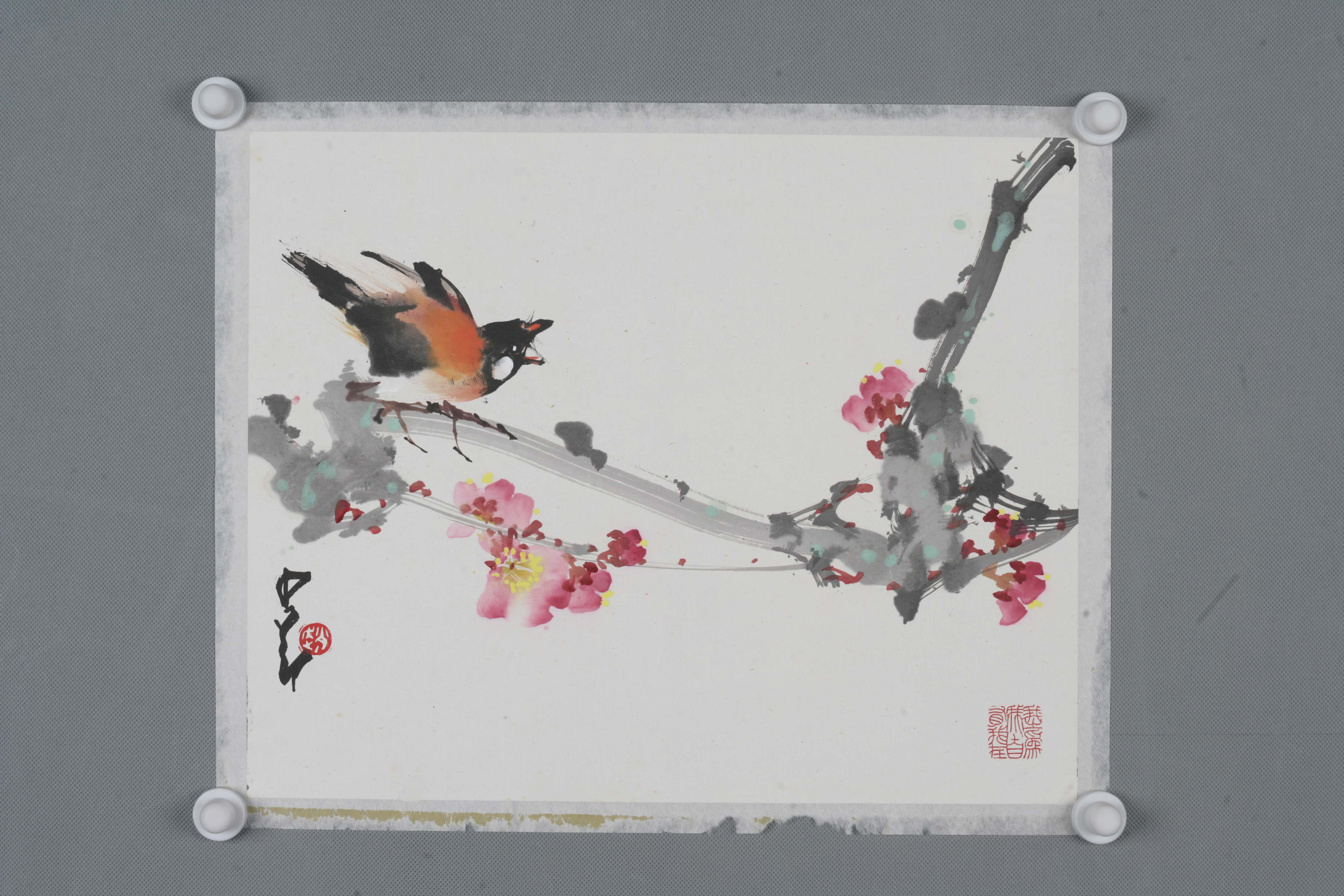 中华人民共和国赵少昂花鸟图-14